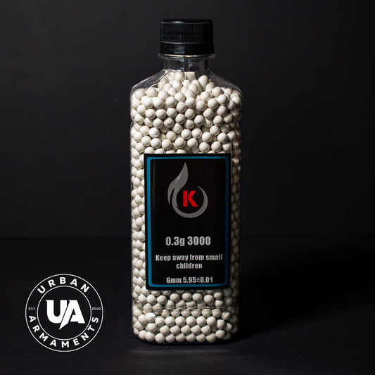 Kinetic BBs 0.30g Bottle 3000 rounds - Urban Armaments - Kinetic BBs 0.30g Bottle 3000 roundsKinetic BBs 0.30g Bottle 3000 roundsUrban Armaments